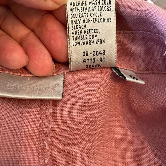 Spiegel linen dress w/snap closures & pockets🌹 - Picture 6 of 6